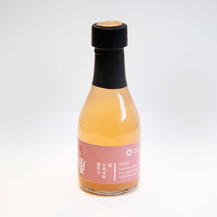 露珠 ROJU プレミアム ビネガー「桃酢」190ml|無添加・自然発酵