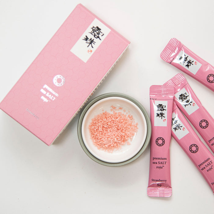 露珠 ROJU SALT いちご スティック 75g(5g×15本)|5年熟成塩ベース・個包装