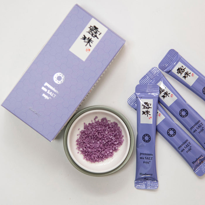 露珠 ROJU SALT ブルーベリー スティック 75g(5g×15本)|5年熟成塩ベース・個包装