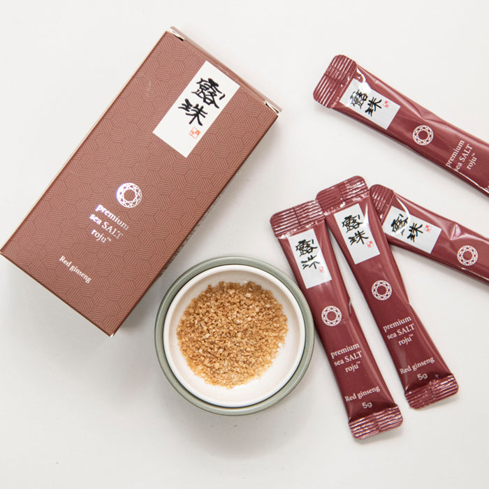露珠 ROJU SALT 紅高麗人参 スティック 75g(5g×15本)|5年熟成塩ベース・個包装