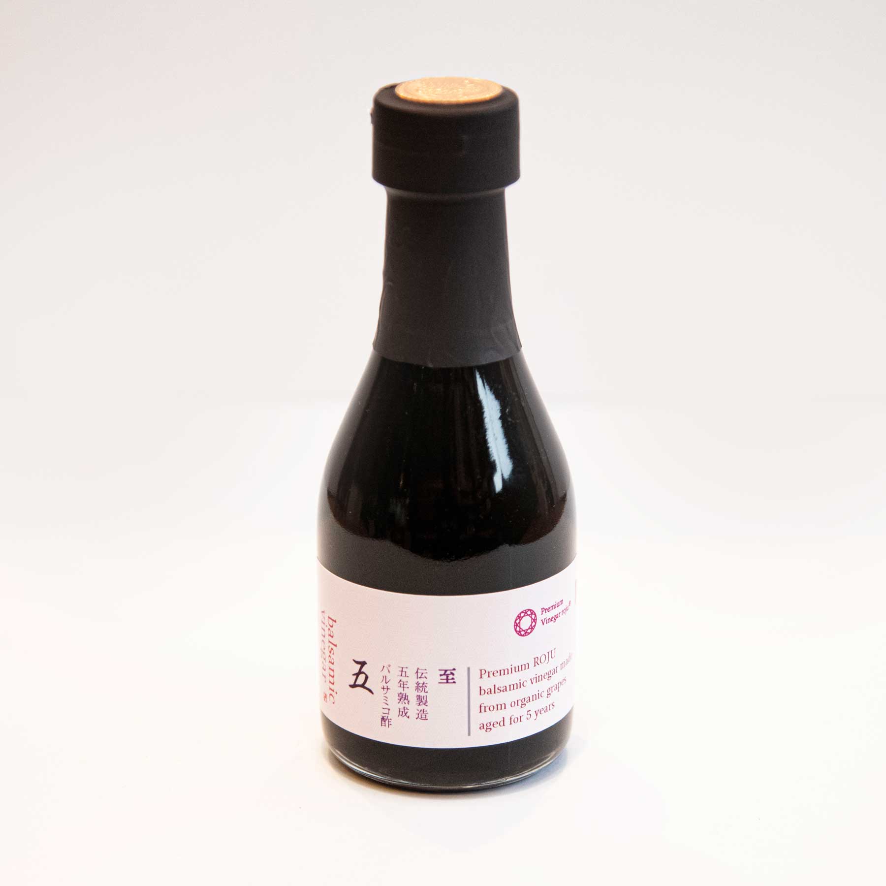 露珠 ROJU プレミアム ビネガー「バルサミコ酢」190ml｜無添加・自然発酵