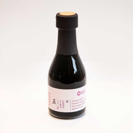 露珠 ROJU プレミアム ビネガー「バルサミコ酢」190ml｜無添加・自然発酵