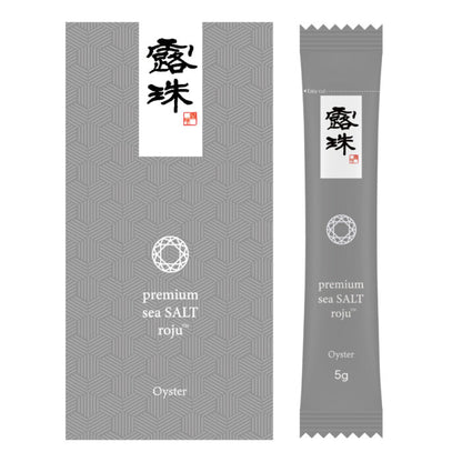 露珠 ROJU SALT オイスター&あっけしそう スティック 75g（5g×15本）｜5年熟成塩ベース・個包装