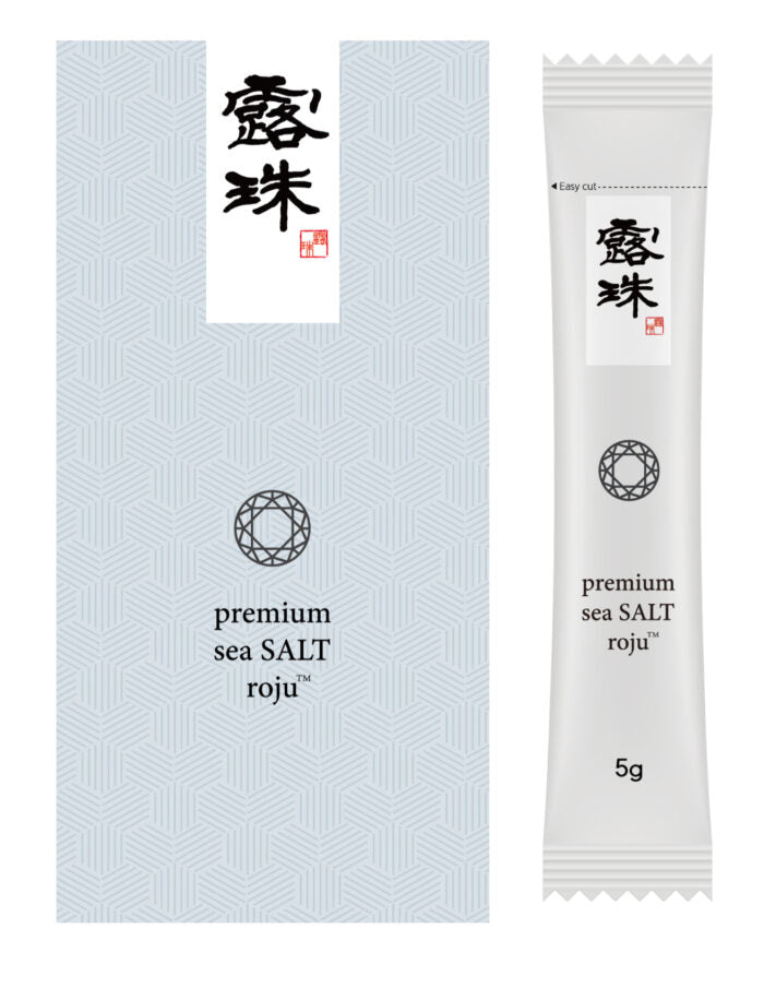 露珠 ROJU SALT 5年熟成プレミアム スティック 75g（5g×15本）｜個包装・携帯用