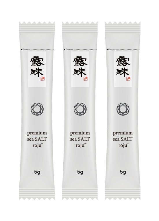 露珠 ROJU SALT 5年熟成プレミアム スティック 75g（5g×15本）｜個包装・携帯用
